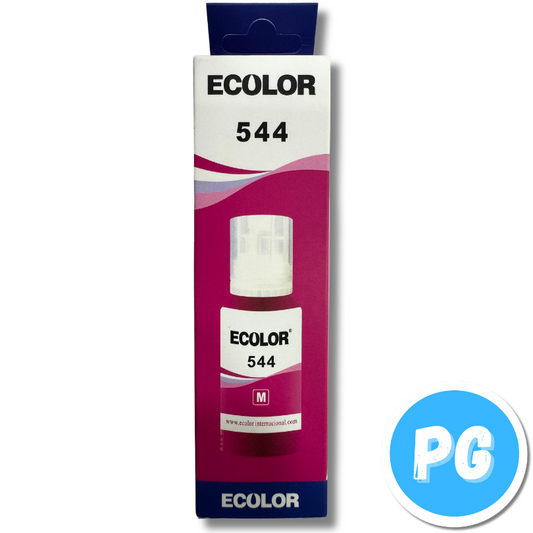 Tarro De Tinta Ecolor 544 65ml Magenta Para Impresoras Epson De Tinta 544 L3110 L1110 L3150 L5190