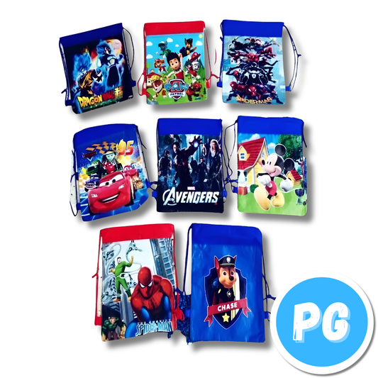 Paquete Tulas Infantiles para Sorpresa x12 Unds Motivo Surtido Niño