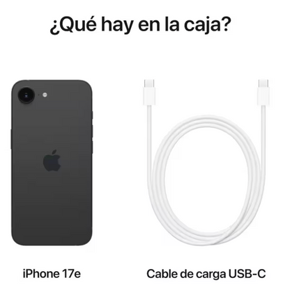 iPhone 17e 256GB Rosado eSim 5G Nuevo Sellado