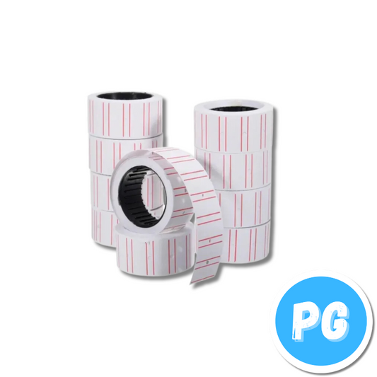 Paquete Rollo Para Tiqueteadora Motex 5500 X12 Unds Precio
