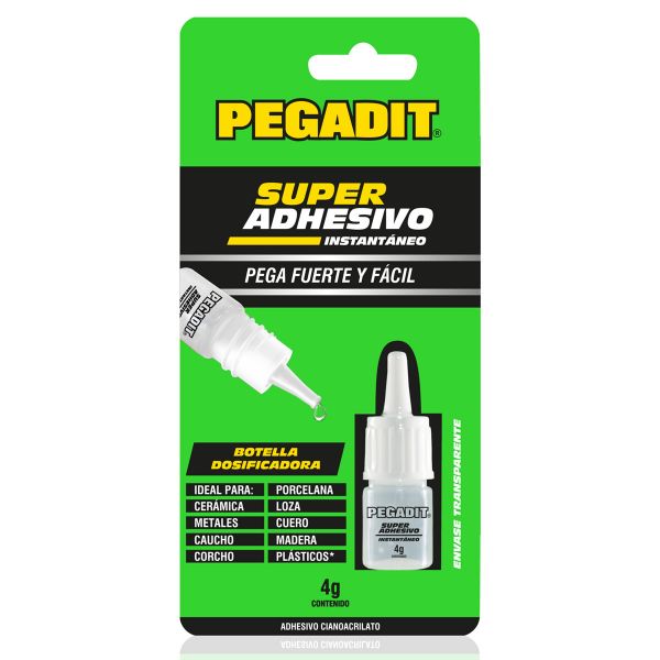 Tarro Pegante Pegadit 4 Gramos - Pegante Instantaneo