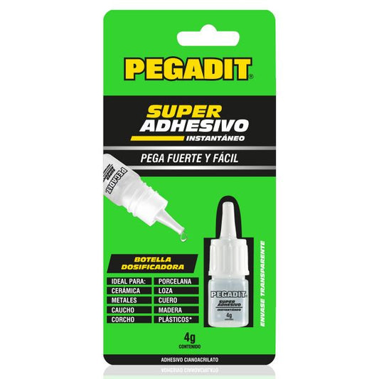 Tarro Pegante Pegadit 4 Gramos - Pegante Instantaneo